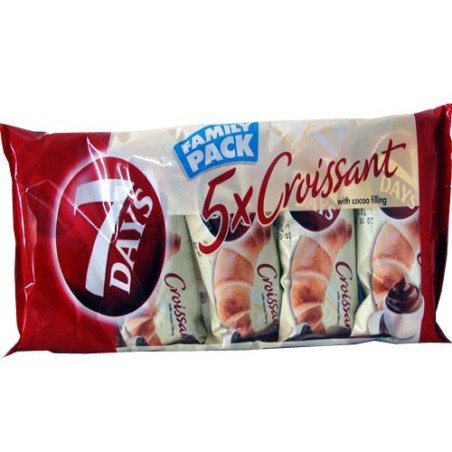 7 Days Croissant with Cocoa Filling Family Pack 5 x 37g SF Traders