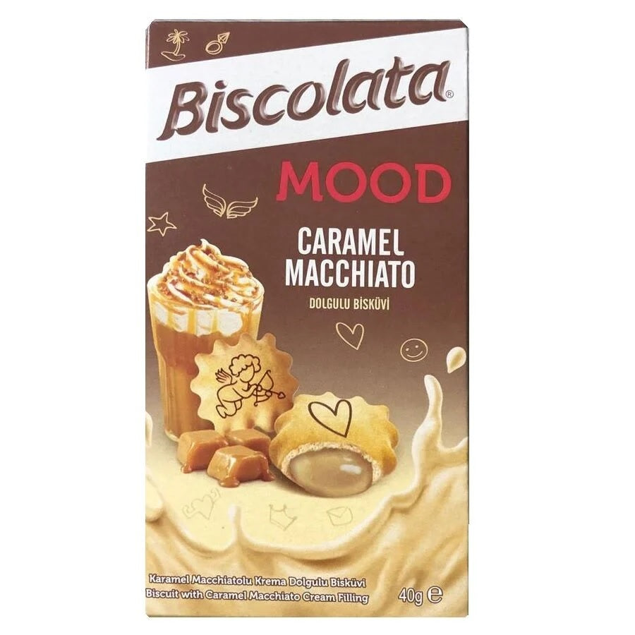 BISCOLATA MOOD CARAMEL MACCHIATO 40 GM SF Traders