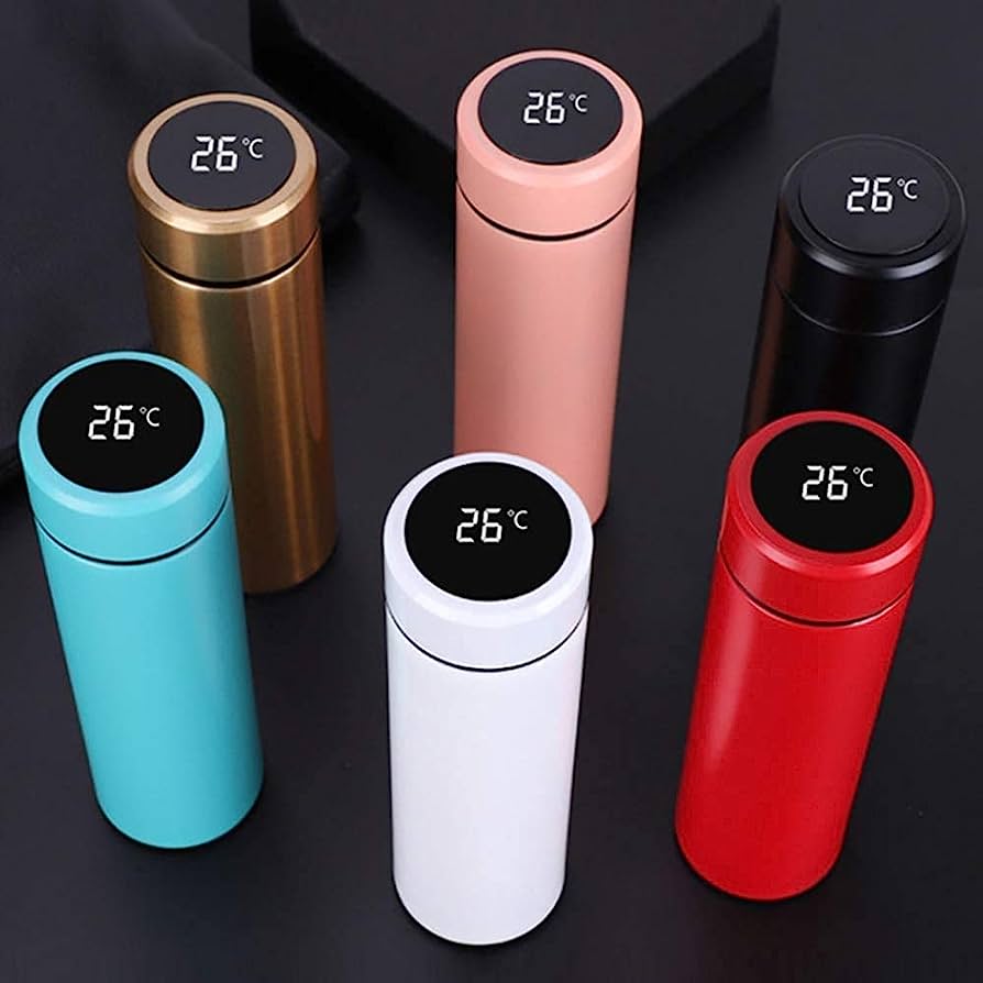 Best Imported Smart Stainless Steel Water Bottle with Digital LED Temperature Display, Temperature Water Bottle 500ML SF Traders