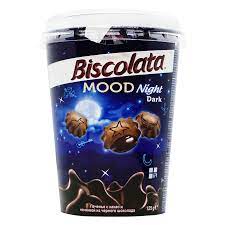 Biscolata Mood Bitter Cookies with Cocoa and Dark Chocolate Cream 125g SF Traders