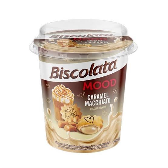 Biscolata Mood Karamel Cookie Maccihato 125 gm SF Traders