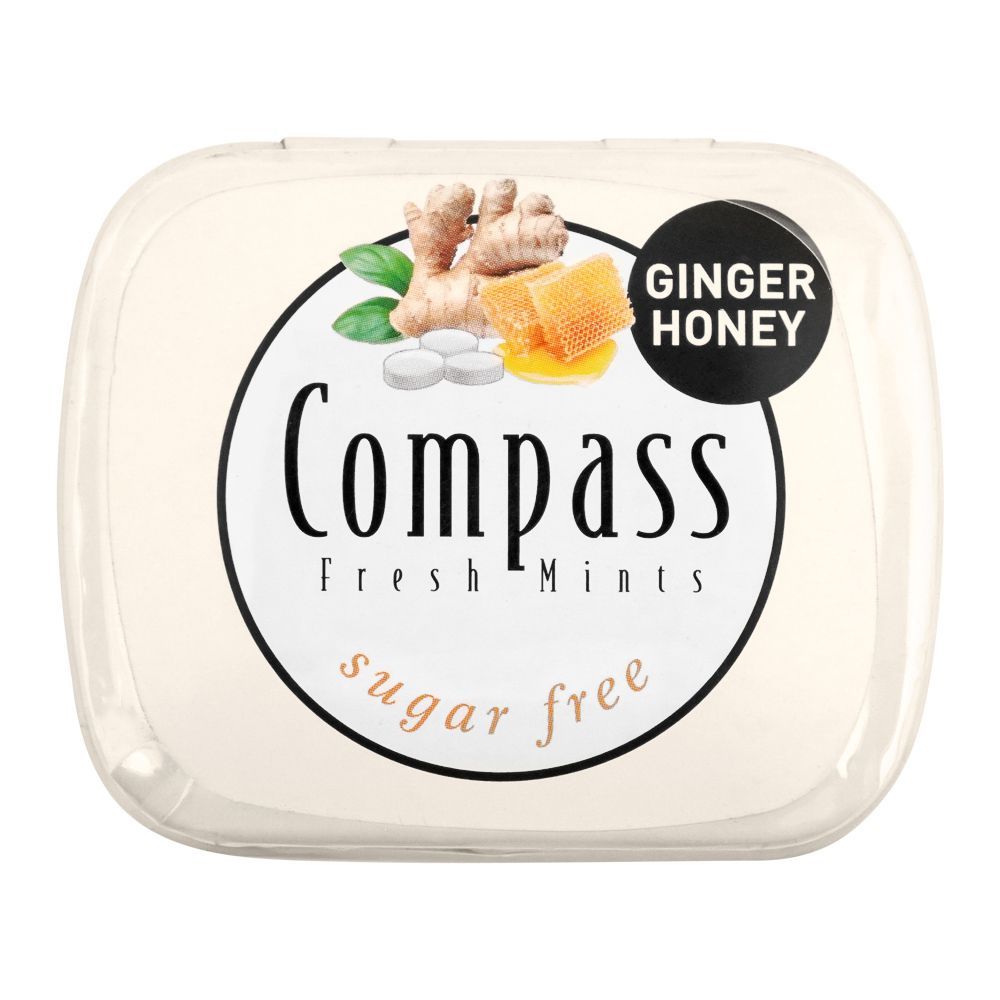 Compass Fresh Mints, Ginger Honey, Sugar-Free, 14gm SF Traders