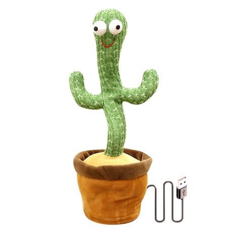 Dancing Cactus Toy with Recording-Rechargeable SF Traders