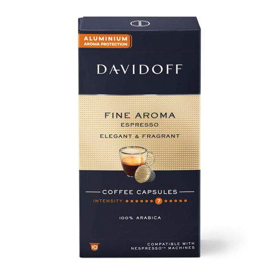 Davidoff Fine Aroma Espresso Capsule Coffee 10 Pcs 55GM SF Traders