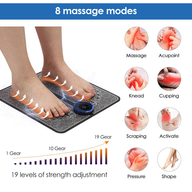 EMS Foot Massager Muscle Stimulation Mat SF Traders