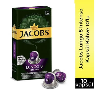 Jacobs Lungo 8 Intense 10-Piece Capsule Coffee SF Traders