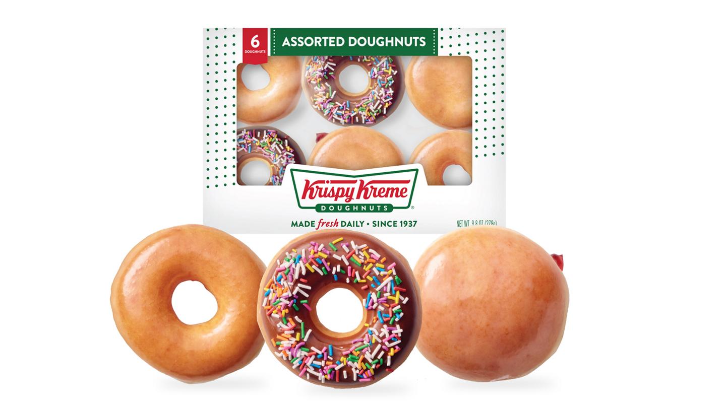 Krispy Kreme Mix Donuts Pack of 6 SF Traders