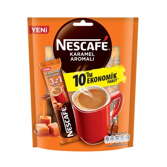Nescafe 3 in 1 Caramel 10 Pack 17.7 gr SF Traders