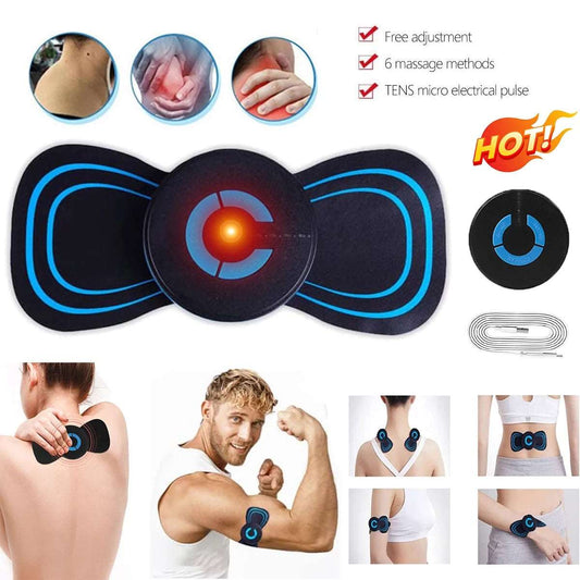New EMS Mini Body Massager Portable and Rechargeable Pain Foot Massager - Electric Muscle Stimulation Improve Blood Circulation Relieve Pain Usb Rechargeable SF Traders