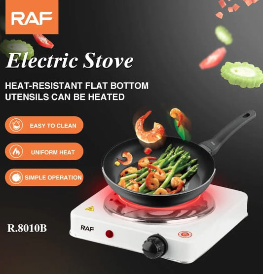 Raf Electric Stove Single Burner Cooker (CHULA) Hot Plate Multifunctional Home Heater 1000 Watts SF Traders