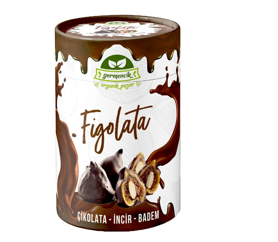 SF Traders Figolata Chocolate Covered Figs with Almonds 210 g, SF Traders