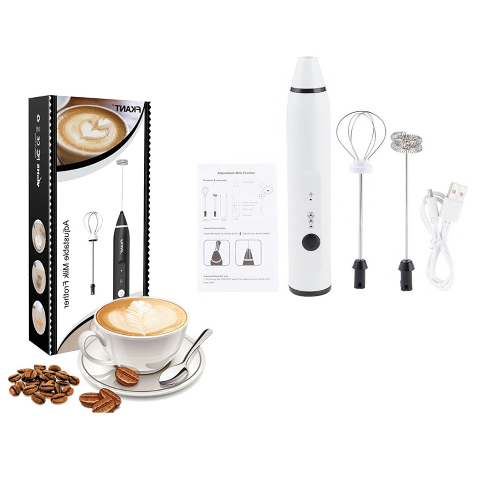 Original Coffee Beater Electric 3 Modes USB Speed Adjustable Electric Milk Frother Coffee and Egg Beater -Coffee Maker Electric Rechargeable