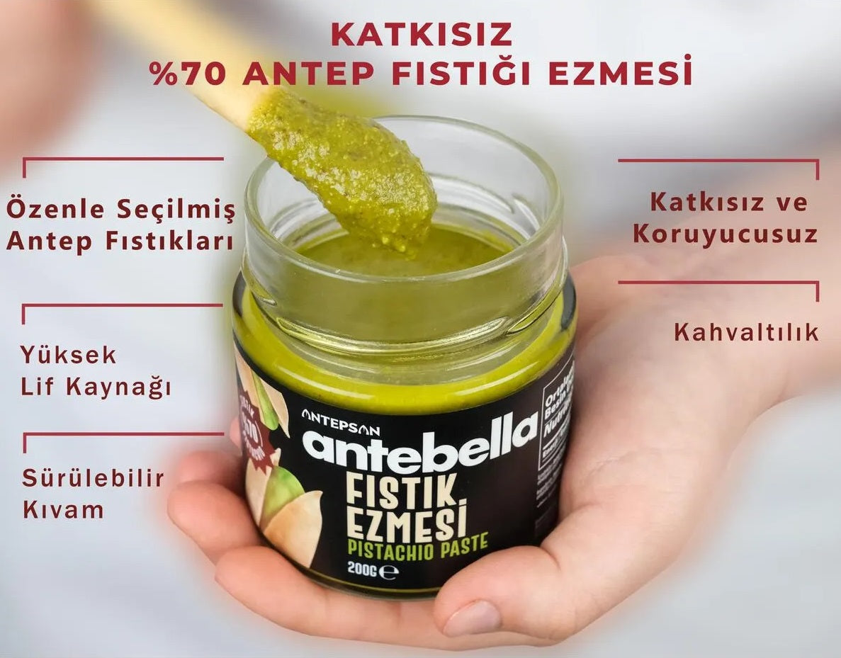 Antebella Pistachio Paste (PIECES) 200 gm